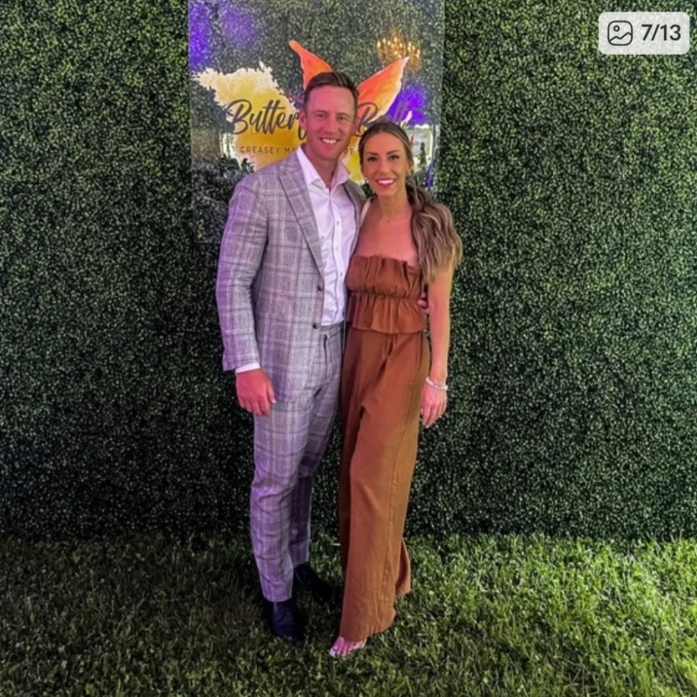 ASTR the label ruffle top jumpsuit linen cotton rust brown size S - Picture 6 of 14